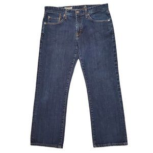 Ag Adriano Goldschmied Men's Straight Jeans - Dark Blue